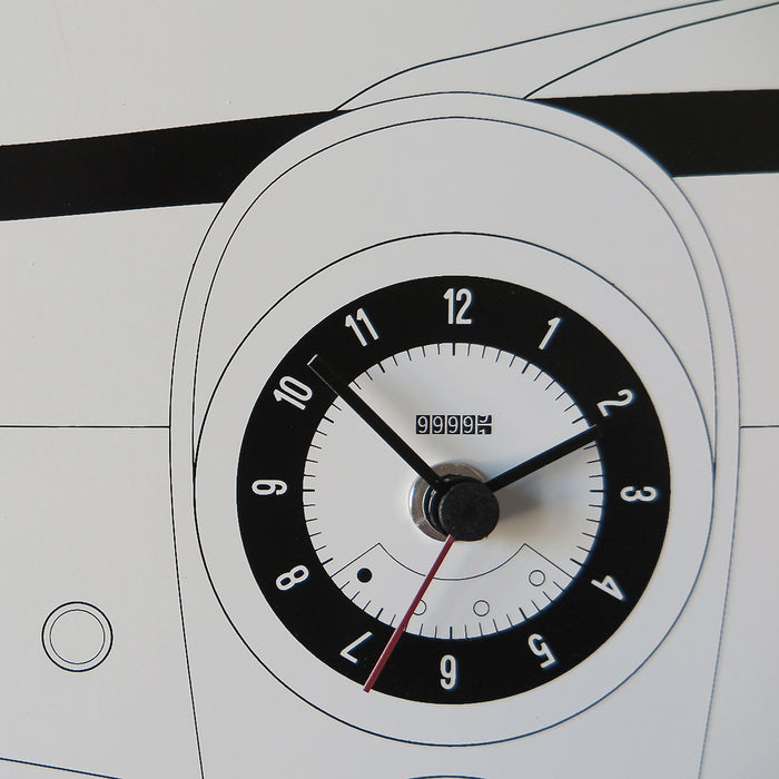 Design Object - Cinquino Organizer Wall Clock - Made in Italy - Time for a Clock