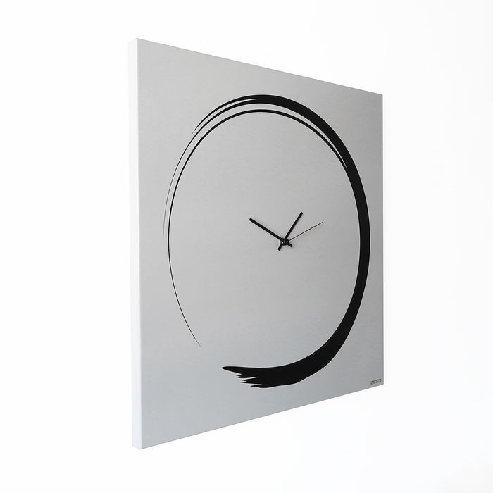 Light Grey and Black Print / 80x80cm