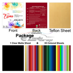 Discounted 36pcs 36 Colors Matte Heat Transfer Vinyl 12"x10" HTV Bundle