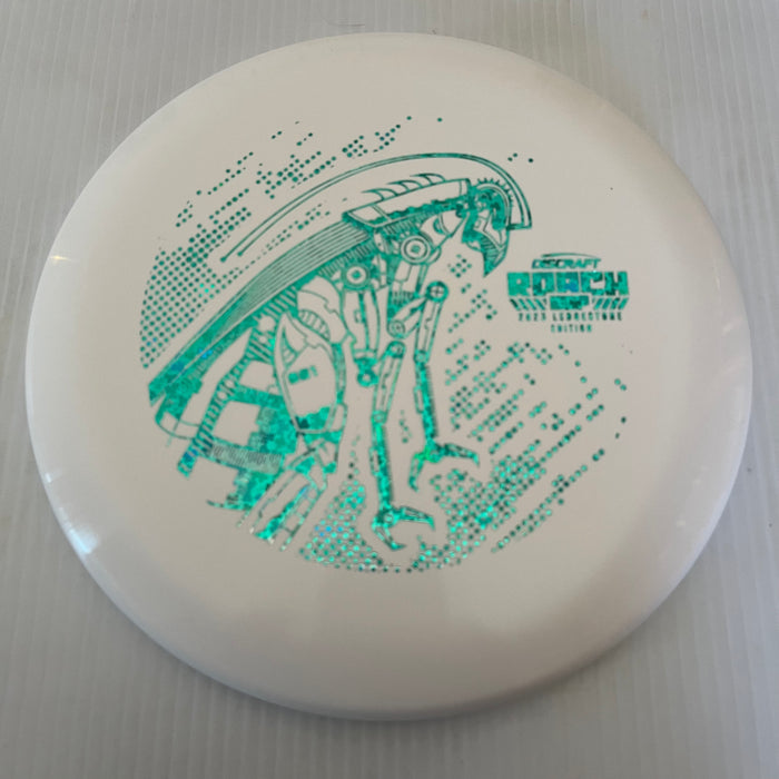 White/Teal Shamrocks Stamp / 173-174 grams