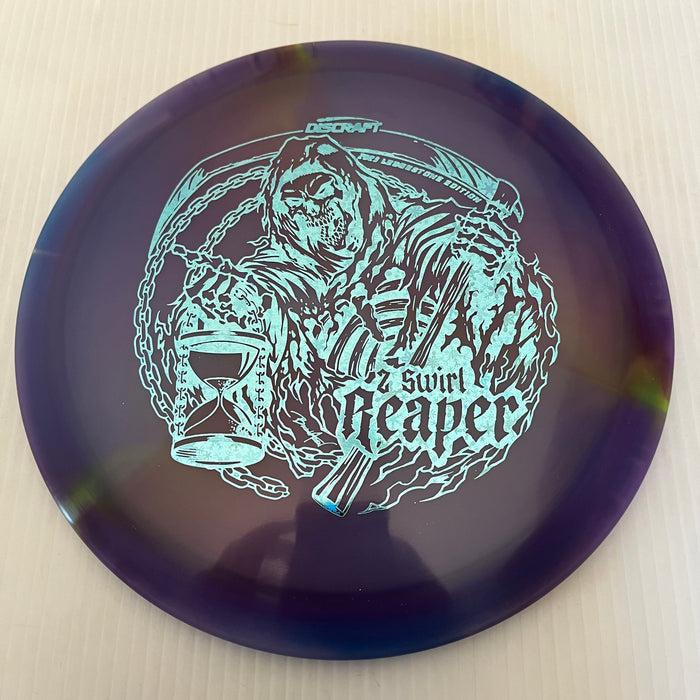 Purples/Teal Snowflakes Stamp 7 / 173-174 grams