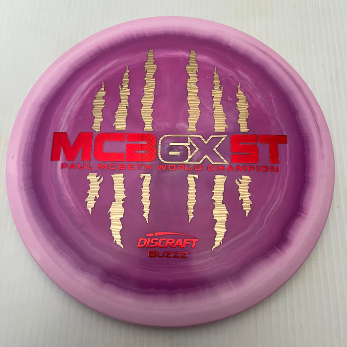 Purple & Pink/Red Carbon & Bronze Wood Finish Stamp/177+g 53