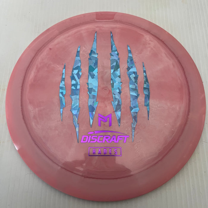 Pink & Salmon/Light Blue Shatter & Purple Stamps/167-169g 8