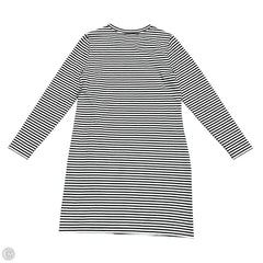 Dress Casual Midi By Loft In Black & White, Size: Mp