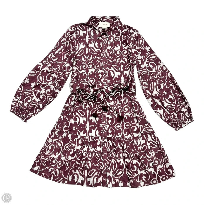 Dress Casual Short By Figue In Maroon, Size: S