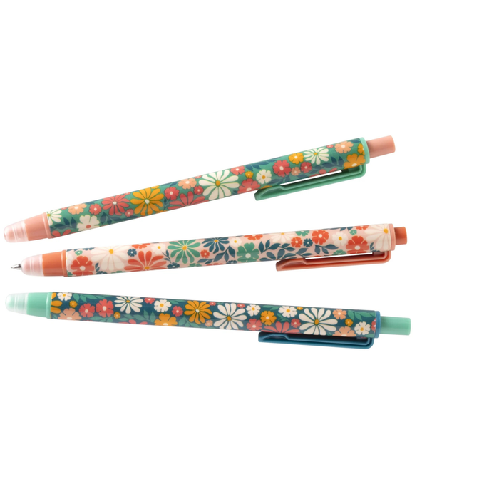 Erasable Set of 3 Pens - Bloom
