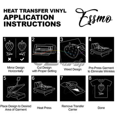 ESSMO™ Silver Printable DD02 Heat Transfer Vinyl HTV