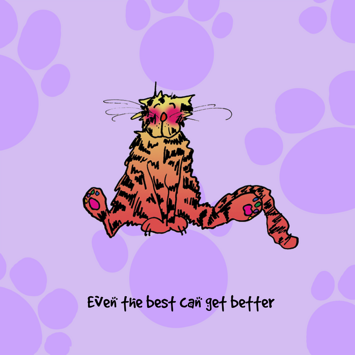 "Even the best can get better" WHIMSHOTS CANVAS
