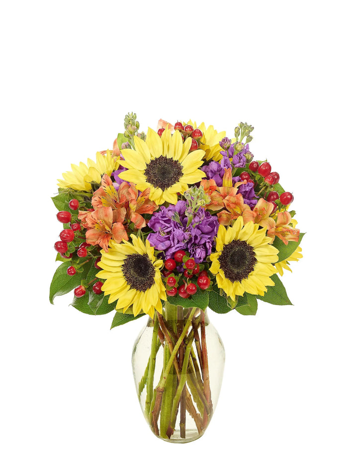 Fall Sunflower Brilliance Bouquet bloomexusa