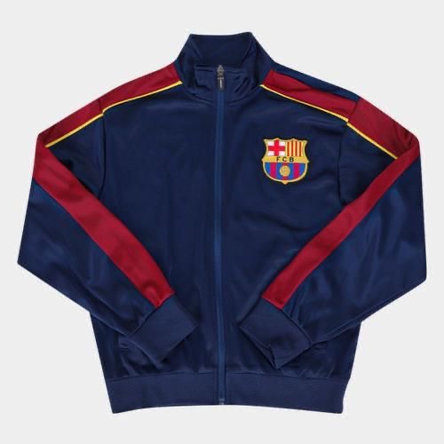 Fc Barca blue full zipper top