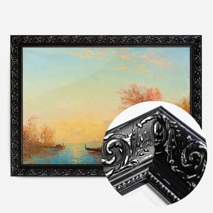 21x30cm | 8¼ x 11¾in / Black Ornate Frame