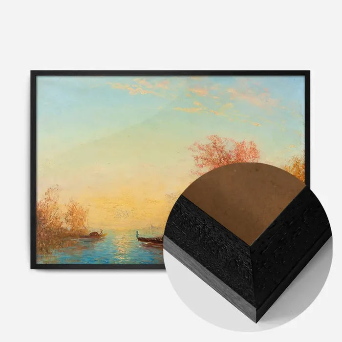 21x30cm | 8¼ x 11¾in / Black Wood Frame