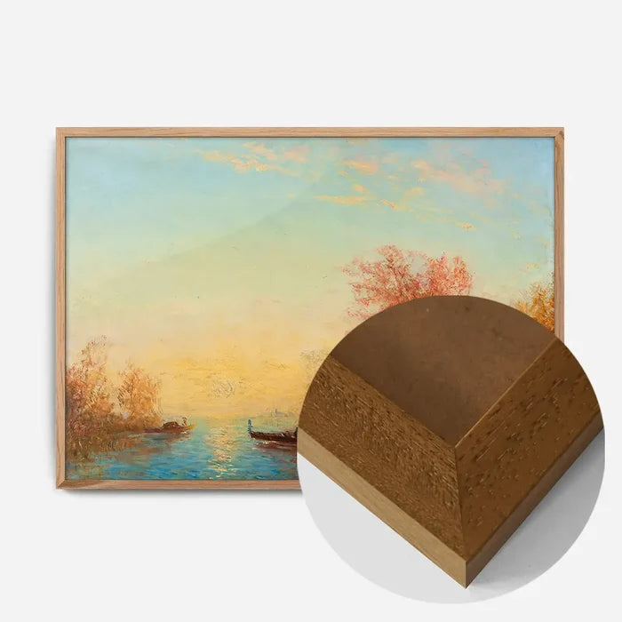21x30cm | 8¼ x 11¾in / Oak Wood Frame