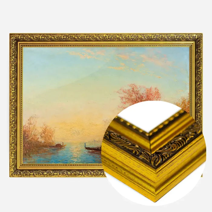 21x30cm | 8¼ x 11¾in / Gold Ornate Frame