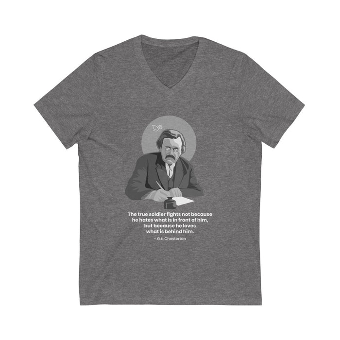 GK Chesterton Unisex V-Neck