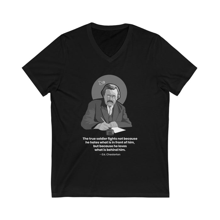 GK Chesterton Unisex V-Neck