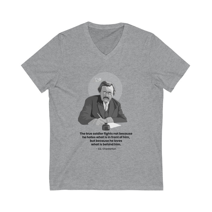 GK Chesterton Unisex V-Neck