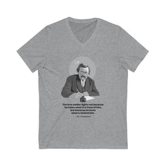 GK Chesterton Unisex V-Neck