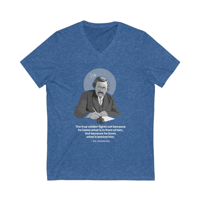GK Chesterton Unisex V-Neck
