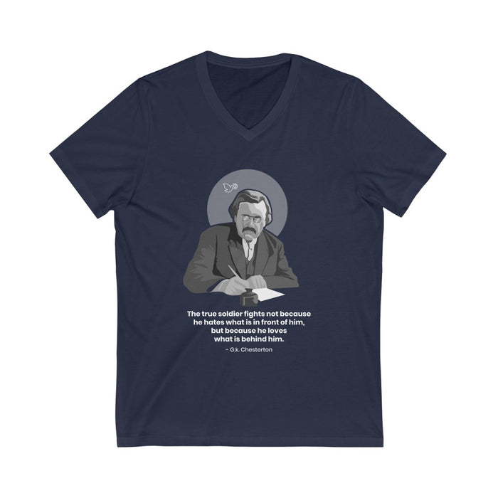 GK Chesterton Unisex V-Neck