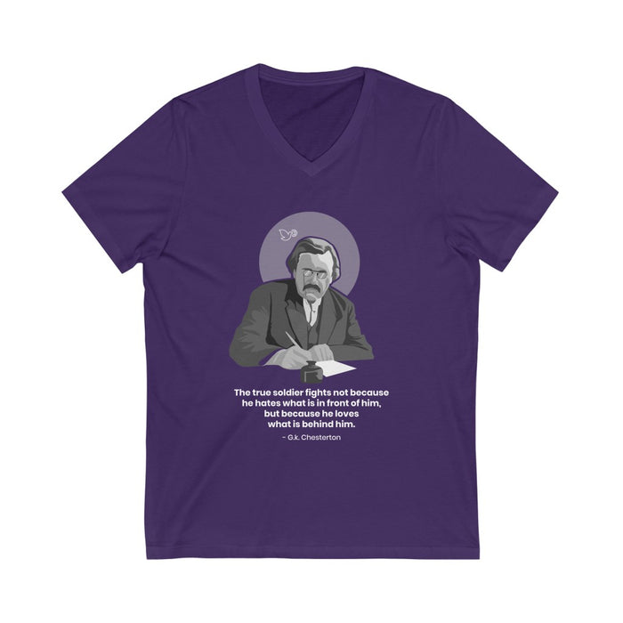 GK Chesterton Unisex V-Neck