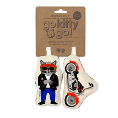 Go Kitty Go Cat Toy Set - Motorcycle