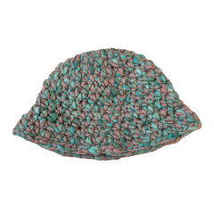 Green Wool Crochet Hat
