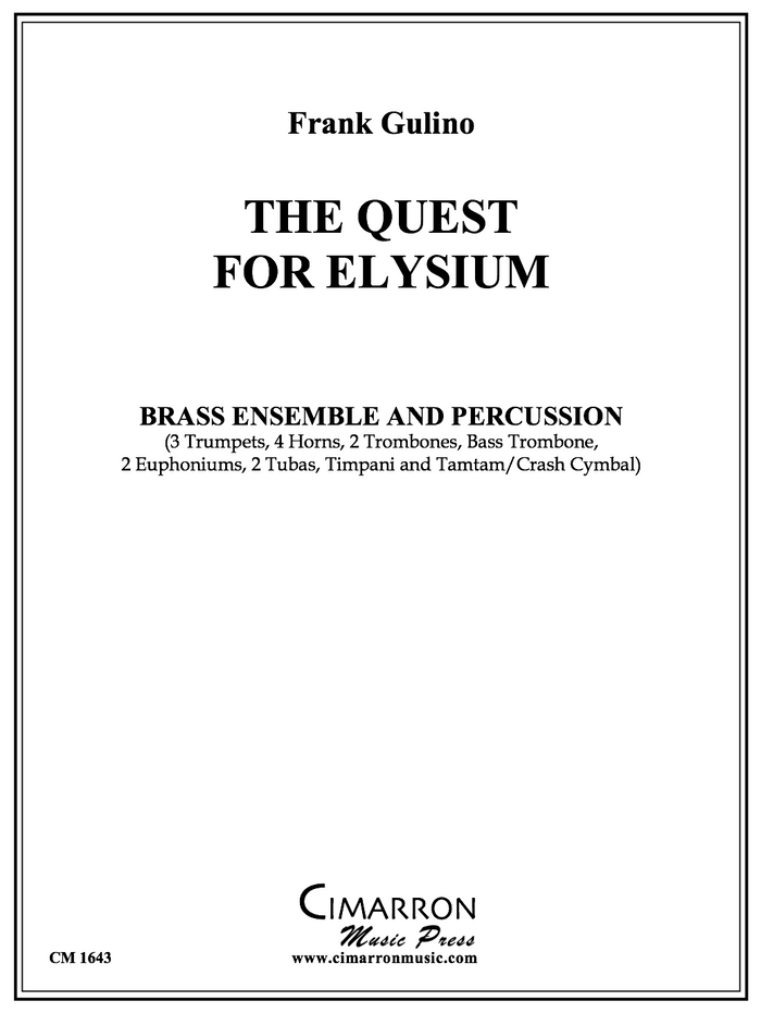 Gulino - The Quest for Elysium - Brass Ensemble and Percussion