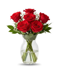 Half Dozen Red Roses - Bloomex Usa