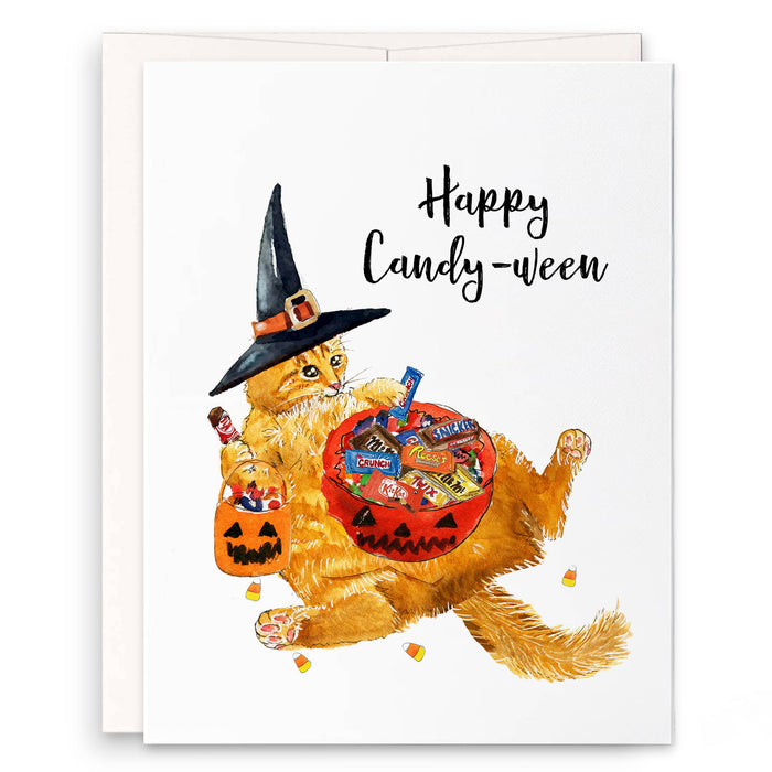 Happy Candy-ween Halloween Card