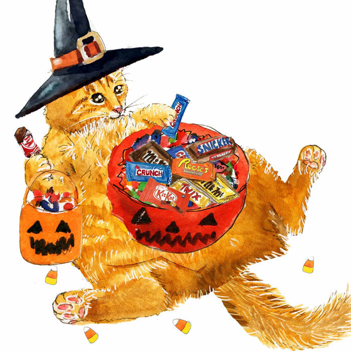 Happy Candy-ween Halloween Card