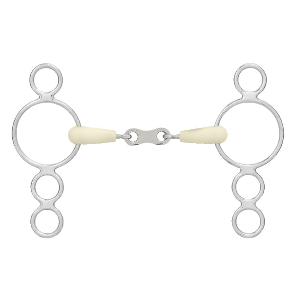 Happy Mouth® 3-Ring French Mouth Gag Bit - Equiluxe Tack