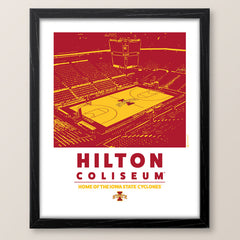 Hilton Coliseum Home of the Iowa State Cyclones Print