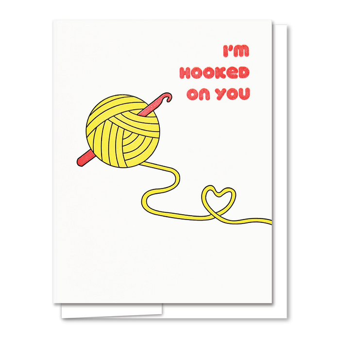 Hooked on You Love/Anniversary Card