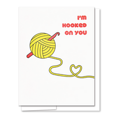 Hooked on You Love/Anniversary Card