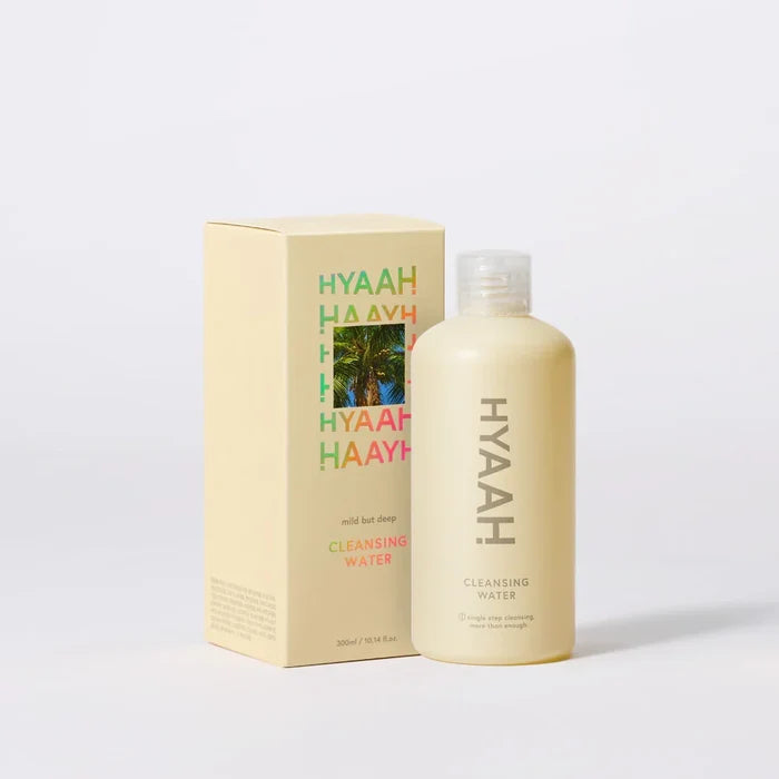 HYAAH Mild But Deep Cleansing Water 300ml – Korean micellar makeup remover and facial cleanser