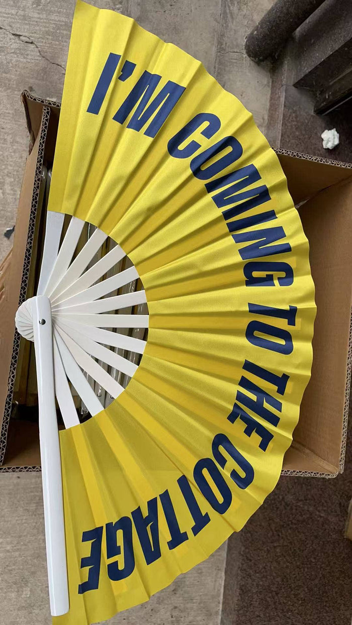 I'm Coming To The Cottage Heated Rivalry Hand Fan