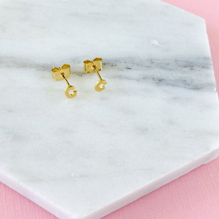Initial Earrings