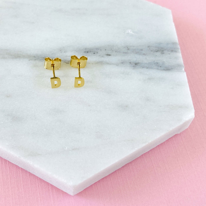 Initial Earrings
