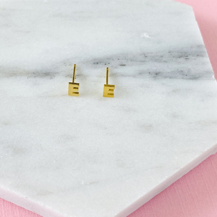 Initial Earrings