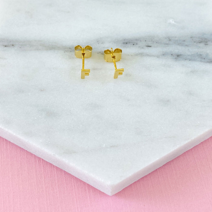 Initial Earrings