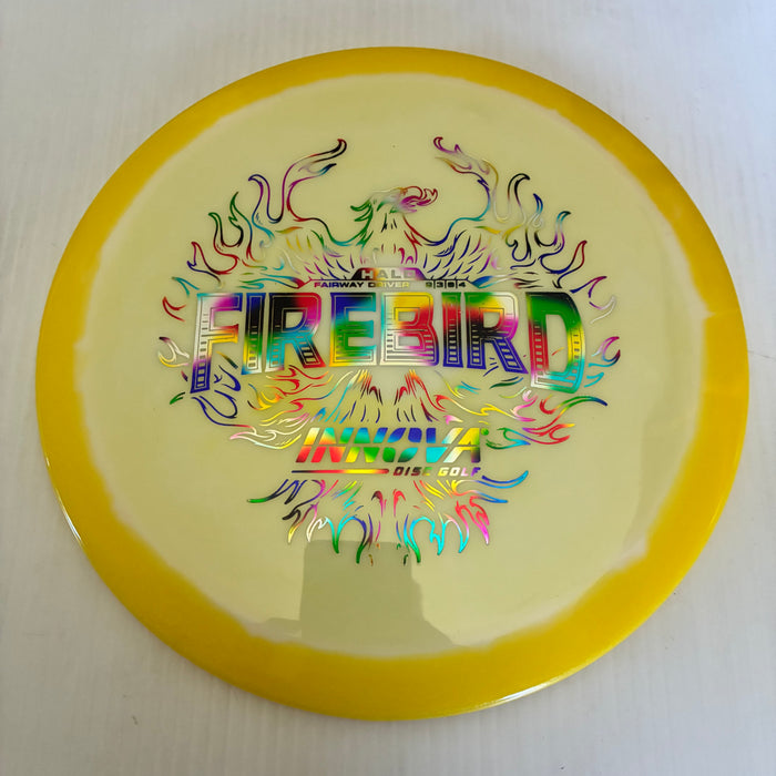 Yellow Halo with a White Plate/Rainbow Stamp/173-5g
