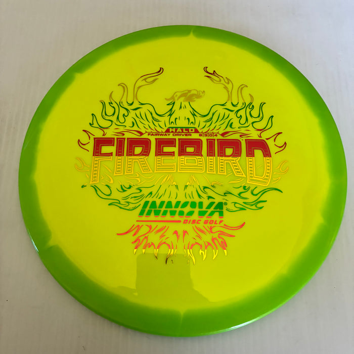 Green Halo with a Yellow Plate/Rasta Stamp/173-5g