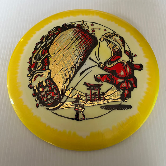 Yellow Halo/Gold Lasers Red Carbon & Black Stamps/172g