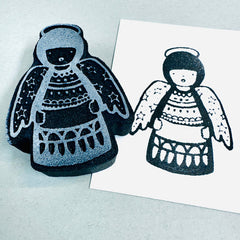Kae Pea | Peg Angel | Art Foam Stamp