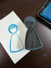 Kae Pea | Peg Doll (December 2023) | Foam Stamp