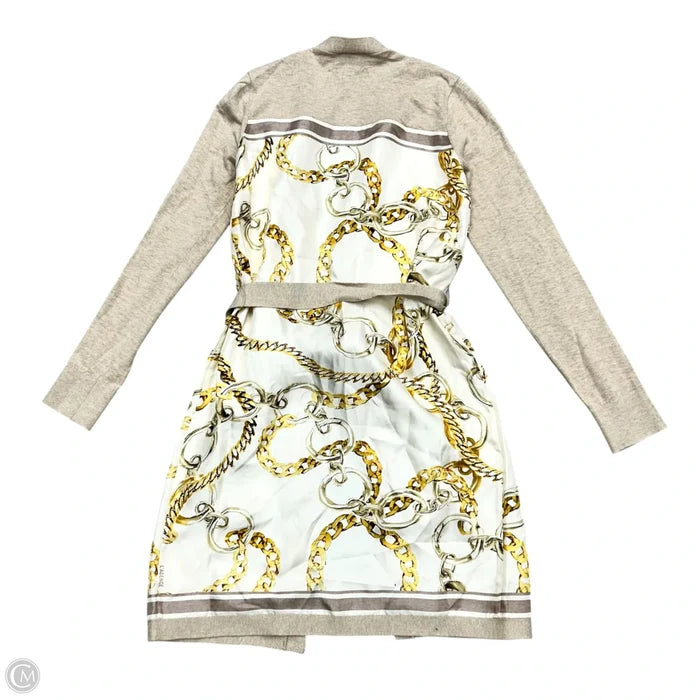 Kimono By L Agence In Tan & White, Size: Xs