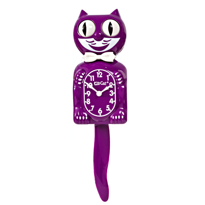 Kit-Cat Klock Boysenberry Gentlemen - Made in U.S - Time for a Clock