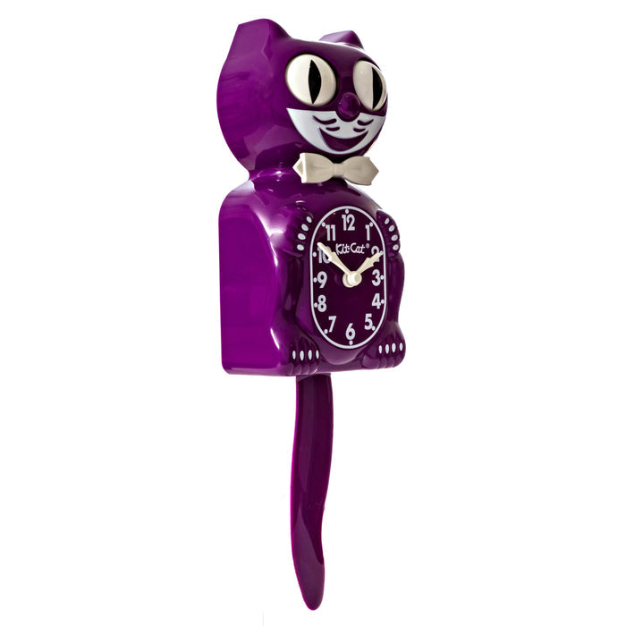 Kit-Cat Klock Boysenberry Gentlemen - Made in U.S - Time for a Clock