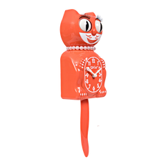 Kit-Cat Klock Living Coral Lady - Made in U.S - Time for a Clock